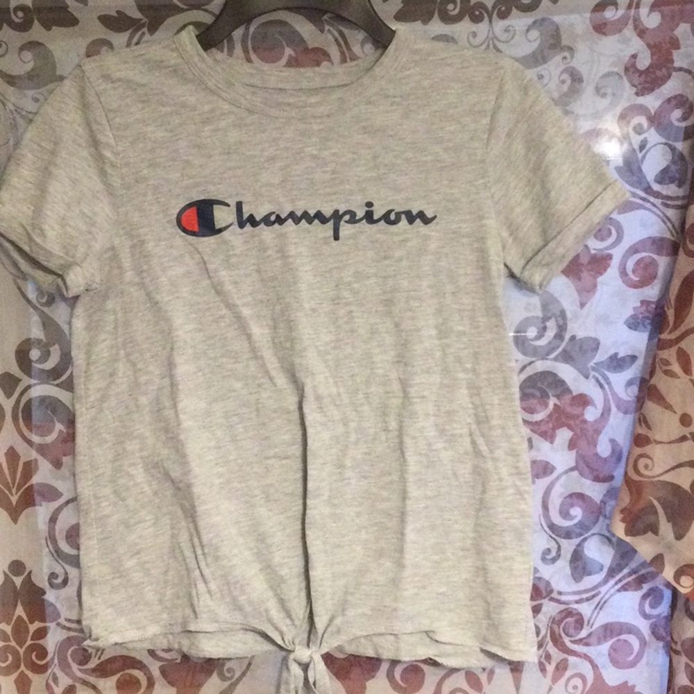 Girls Champion Gray Tee Shirt